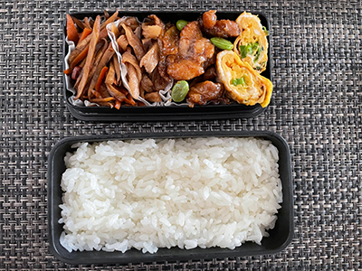 ミキ商品を使ったお弁当