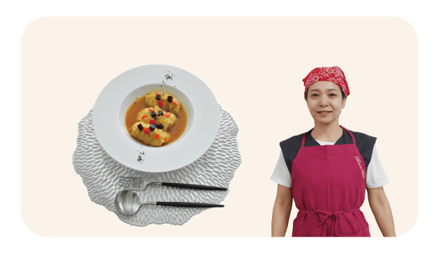 熱々とろ～り<br />
うまうまロールキャベツ 小高 衣理子