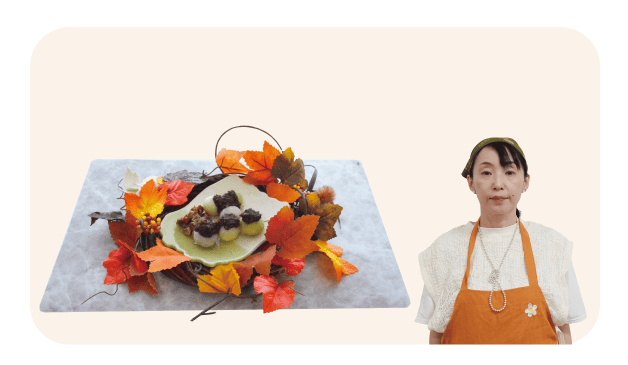 ご当地野菜で五平餅風だんご3兄弟<br />
～栄養満点やみつきナッツ添え～ 今井 美月