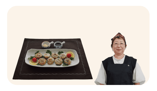 ぐるぐる海老ロール 畠山 慶子